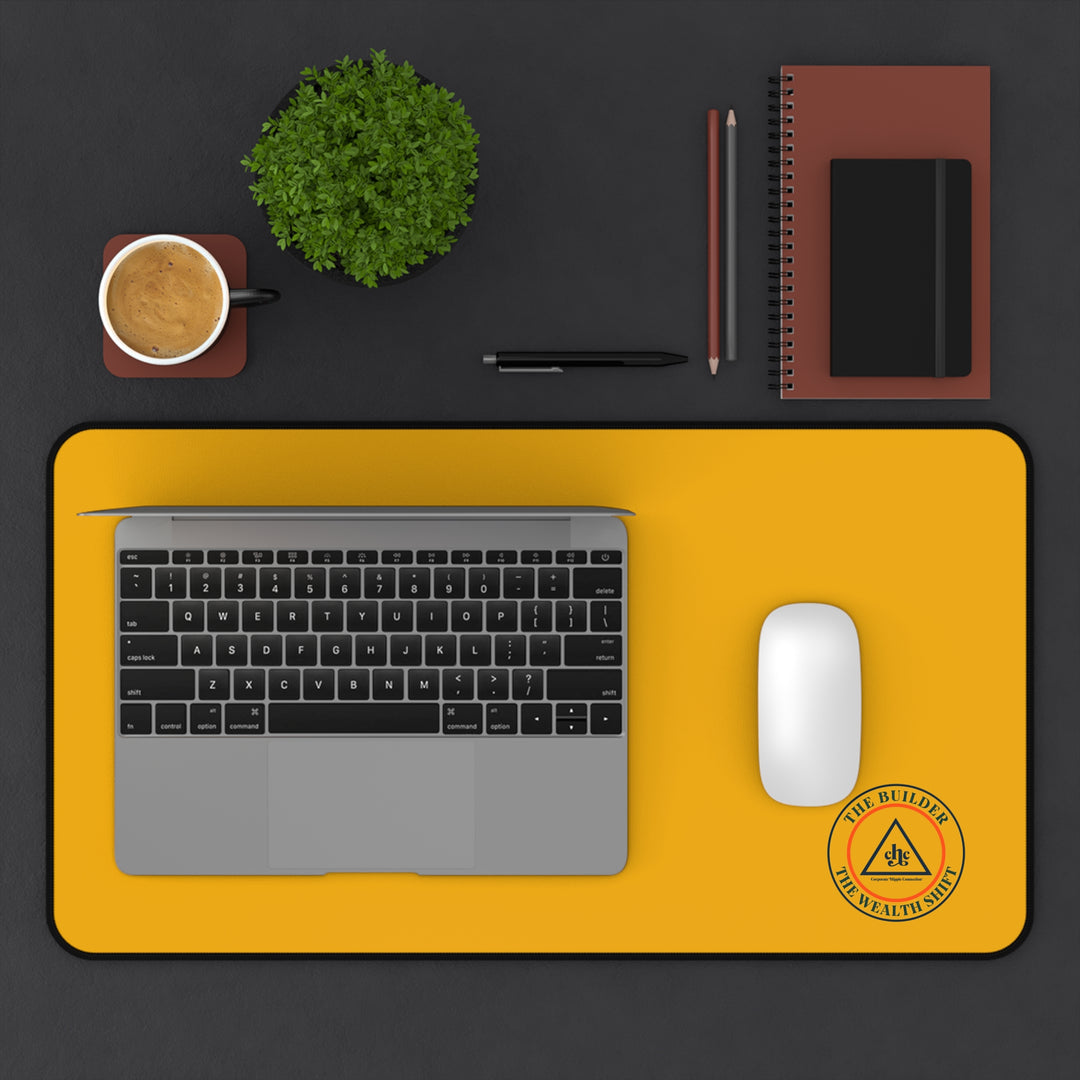 CHO Biz Golden Workspace Desk Mat