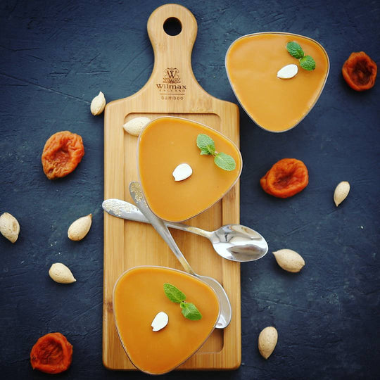 Bamboo Appetizer Tray with Handle – 6.25" x 2.5"