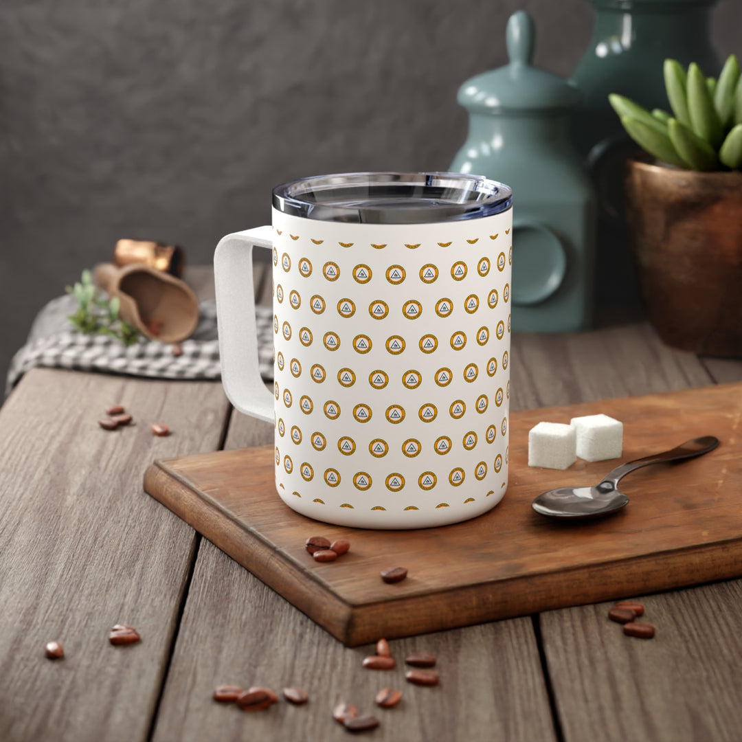 CHO Biz Logo Pattern Travel Mug, 10oz