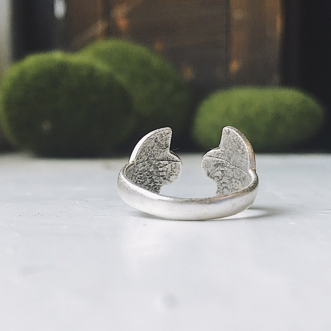 Dawn to Dusk Ring – Adjustable Two-Stone Turquoise Boho Sunburst Ring