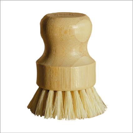 Bamboo & Sisal Fiber Dish Brush 🌿 | Eco-Friendly Kitchen Essential