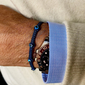 Multi Evil Eye Braided Bracelet