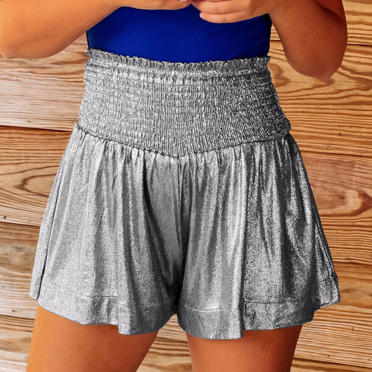 Loose-Fit Casual Shorts with Elastic Waist