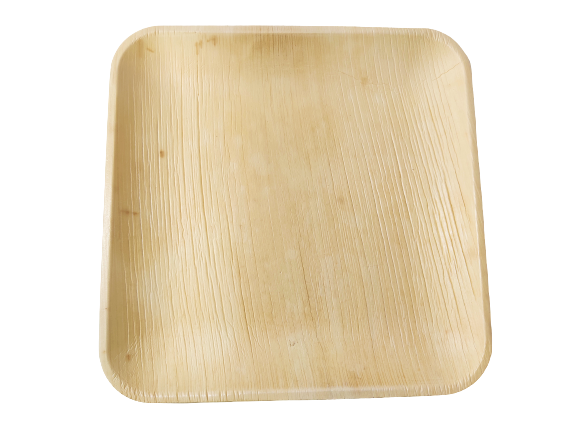 Palm Leaf Square Plates (10") – Sustainable & Compostable Tableware