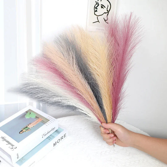 10pcs DIY Artificial Pampas Grass Flower