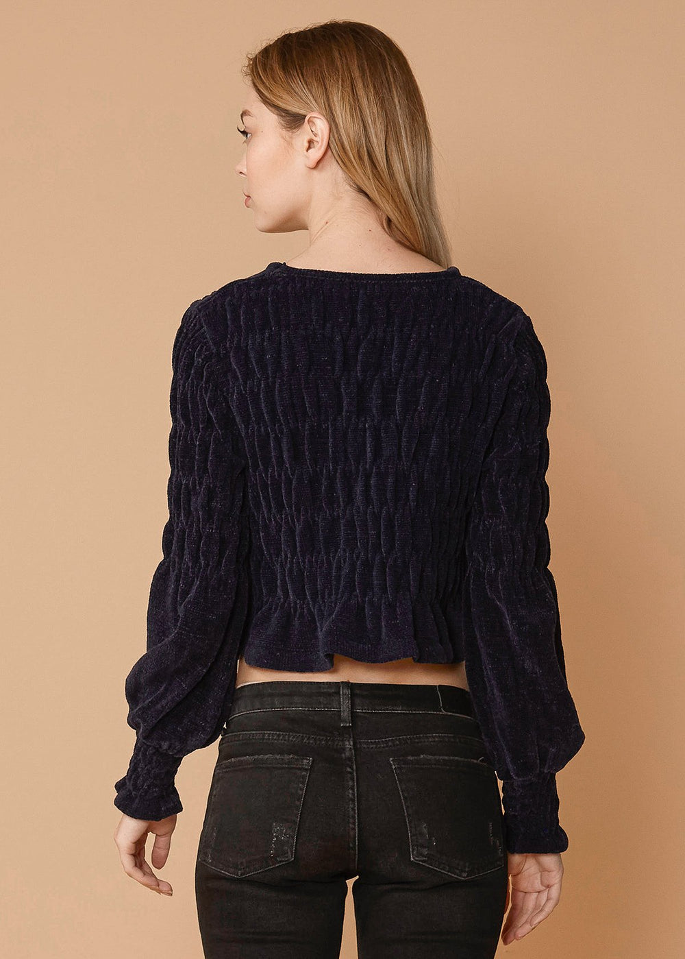 Women's Midnight Peplum Sweater
