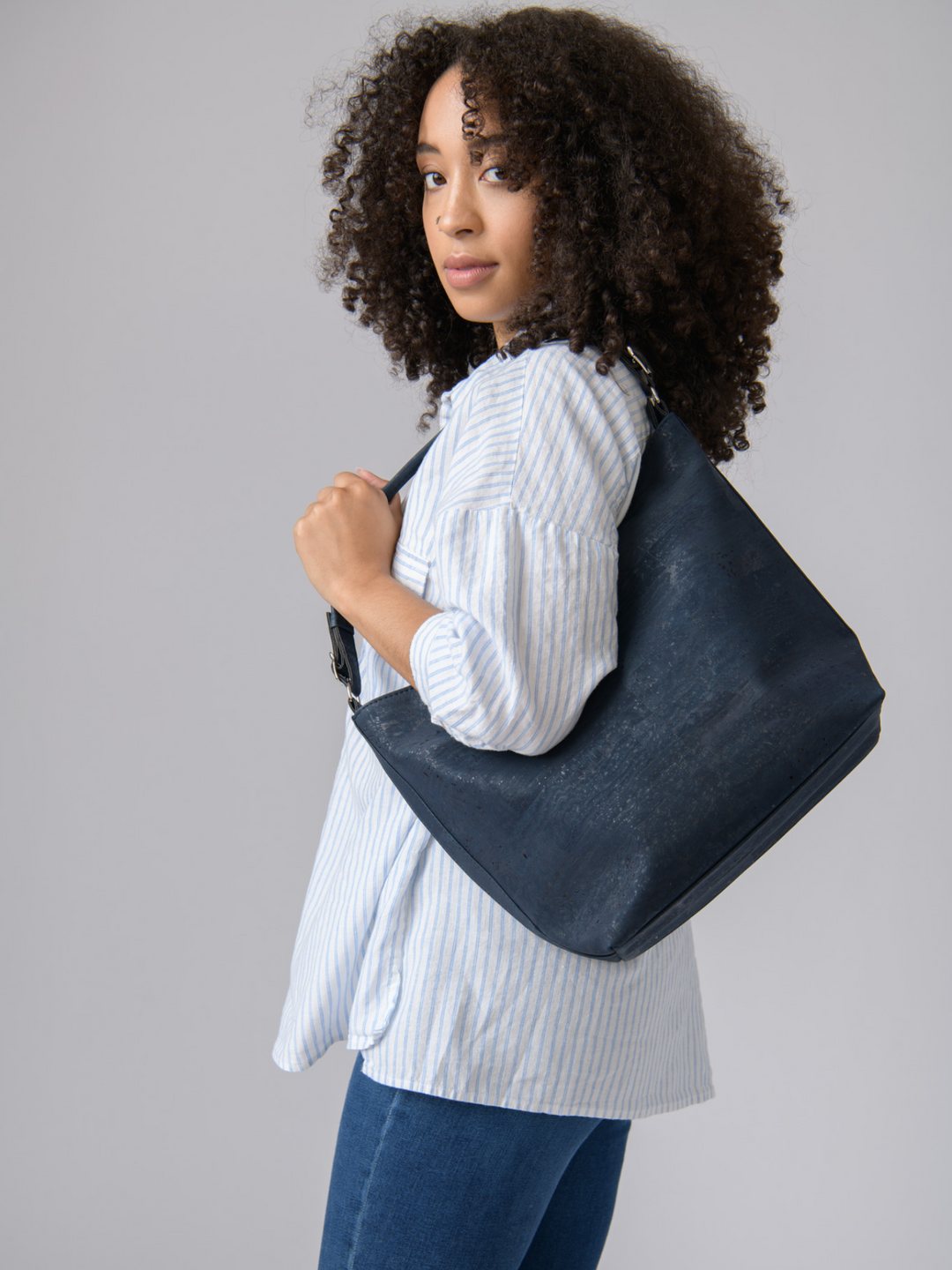 Boho Shoulder Bag – Sustainable Cork Everyday Tote