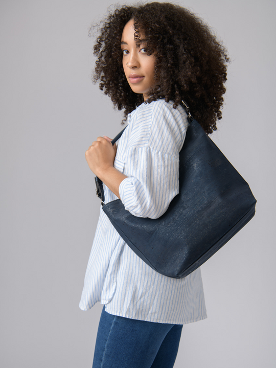 Boho Shoulder Bag – Sustainable Cork Everyday Tote