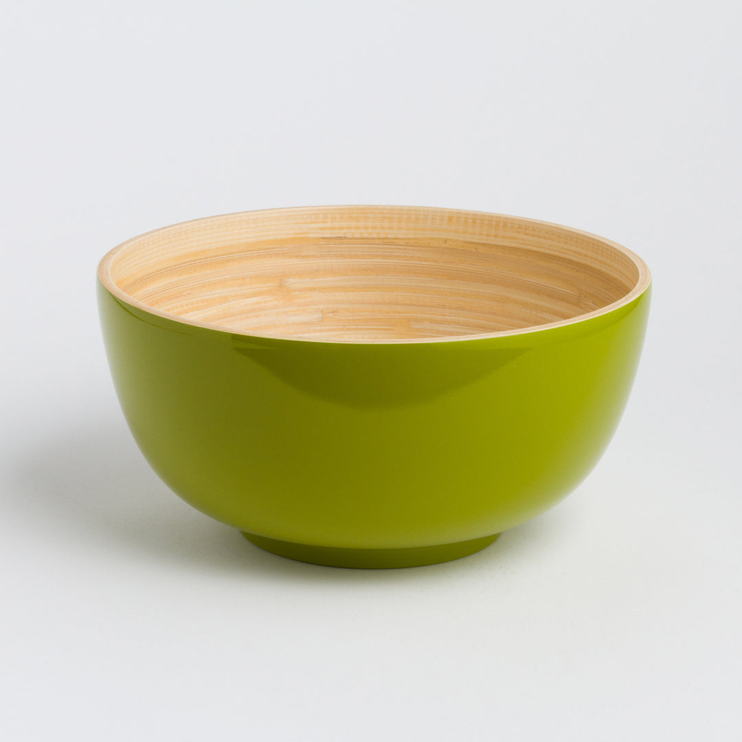 TCHON Large Bamboo Salad Bowl – Sustainable Artisan Serveware 🌿