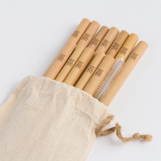 HUT Bamboo Straw Set