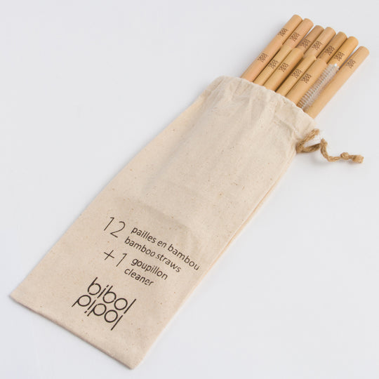 HUT Bamboo Straw Set