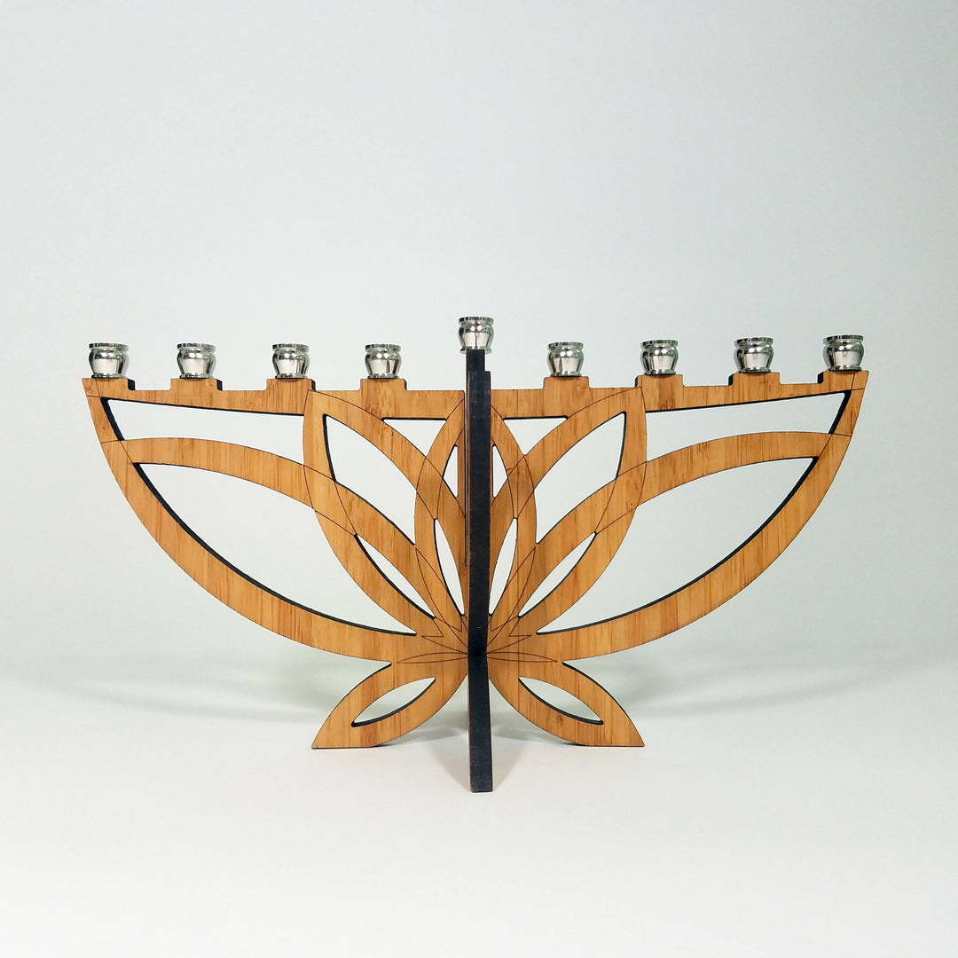 Mini Lotus Flower Menorah