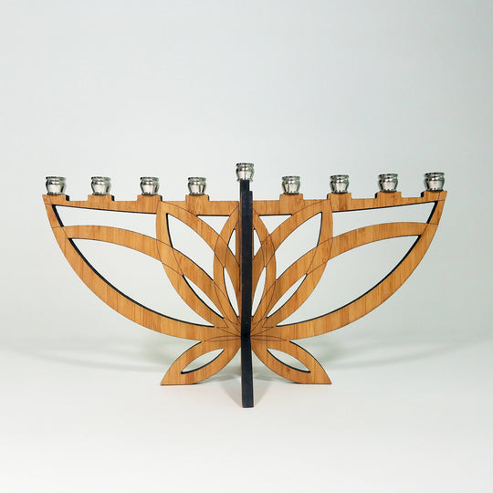 Mini Lotus Flower Menorah