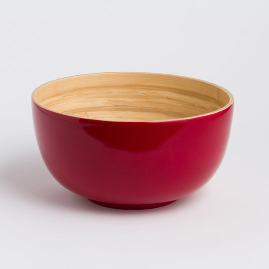 TCHON Large Bamboo Salad Bowl – Sustainable Artisan Serveware 🌿