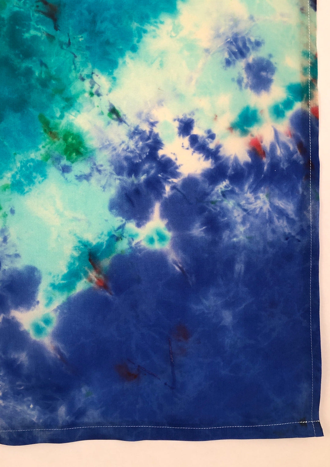 "Solar Flare” Silk Wall Hanging | Hand-Dyed Boho Art