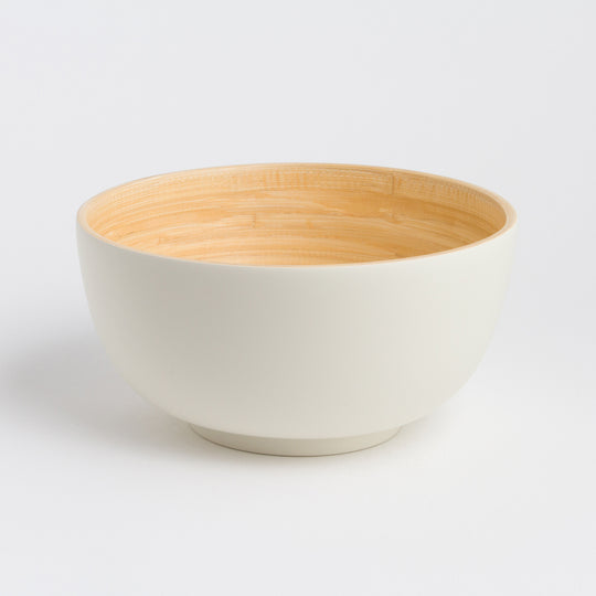 TCHON Large Bamboo Salad Bowl – Sustainable Artisan Serveware 🌿