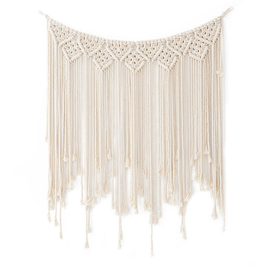 Nordic Boho Wedding Tassel Tapestry