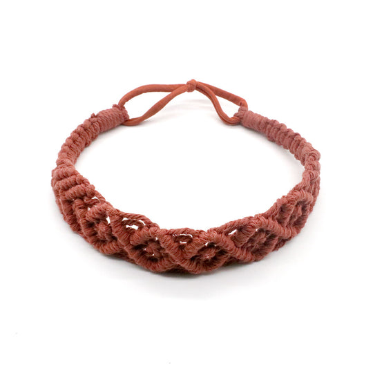 Boho Hand Braided Cotton Rope Headband