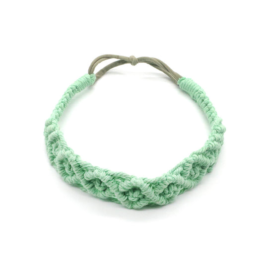 Boho Hand Braided Cotton Rope Headband