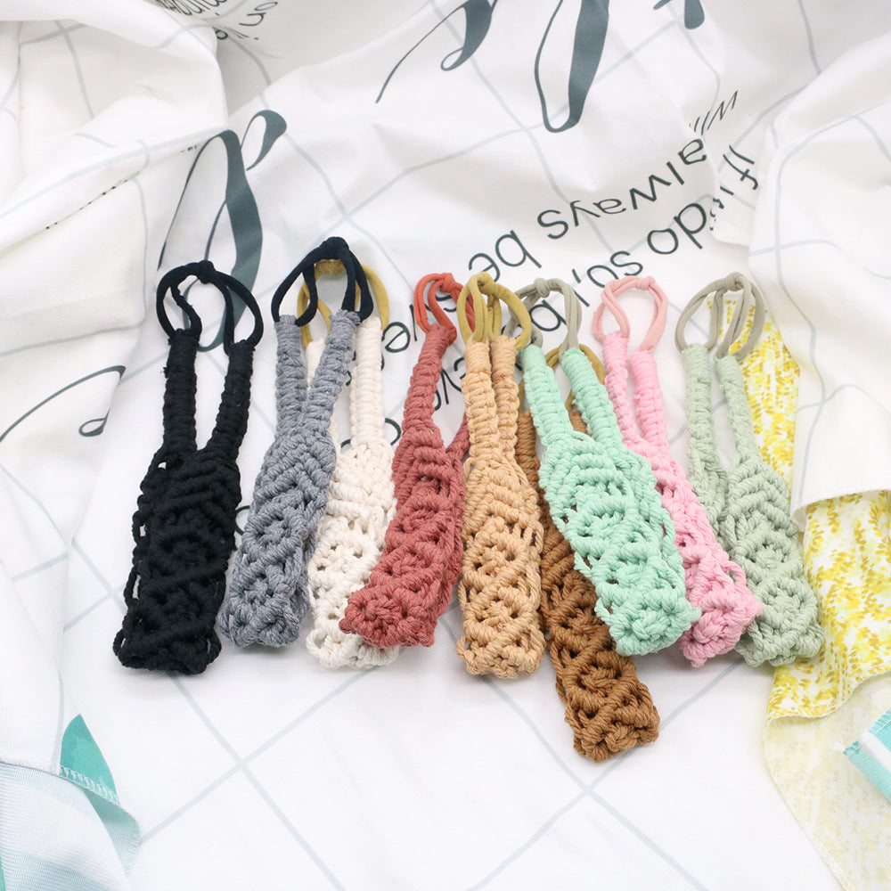 Boho Hand Braided Cotton Rope Headband