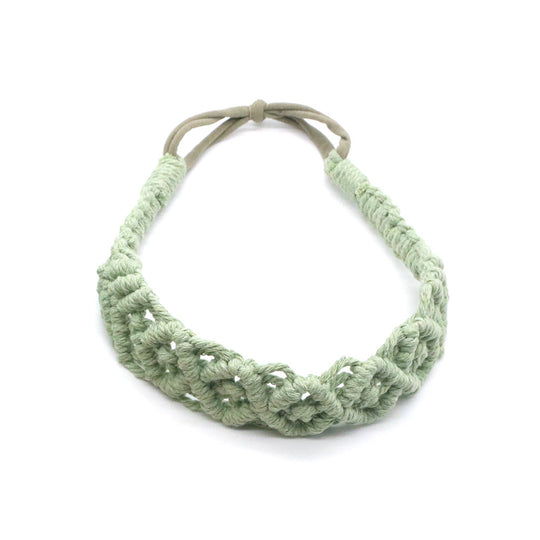 Boho Hand Braided Cotton Rope Headband