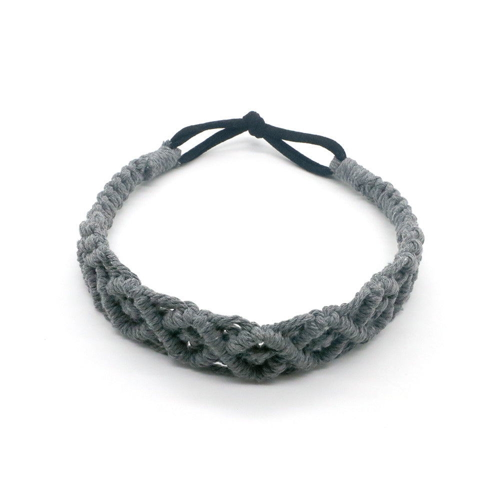 Boho Hand Braided Cotton Rope Headband