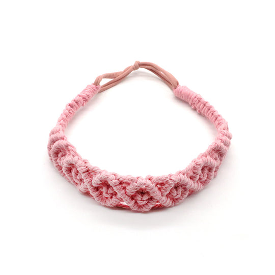 Boho Hand Braided Cotton Rope Headband